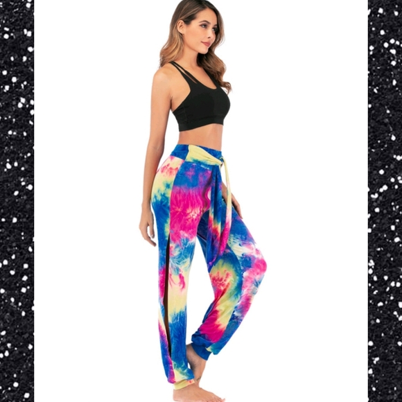 ‼️CLEARANCE PRICE FIRM‼️HP⭐🎉Tye Dye Pants🎉⭐ - Picture 5 of 6